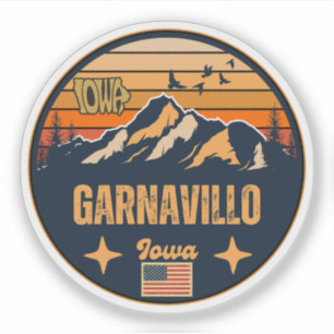 Garnavillo, Iowa Ia, Verenigde Staten Sticker