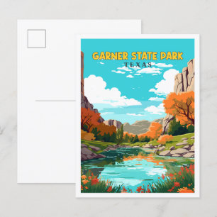 Garner State Park Texas Verenigde Staten vintage r Briefkaart