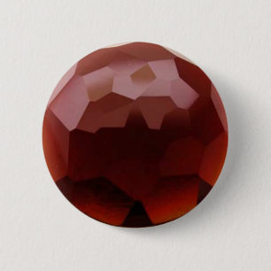 Garnet 01, januari, Birthstone Ronde Button 5,7 Cm