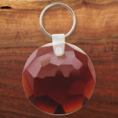Garnet 01, januari, Birthstone Sleutelhanger (Voorkant)