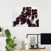 Garnet Bead Chips Poster (Thuiskantoor)