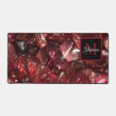 Garnet Birthstone Monogram Personalized Name (Recto)