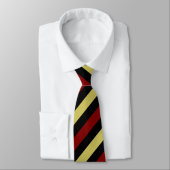 Garnet Gold en Black II Regimental Stripe Stropdas (Gebonden)