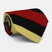 Garnet Gold et Cravate noire diagonalement rayée (Roulé)