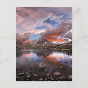 Garnet Lake Sunset op Banner Peak John Muir Trail Briefkaart