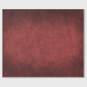 Garnet Red Old Faux Leather Cadeaupapier (Vlak)