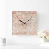 Garnet Weft Vierkante Klok (Huis)