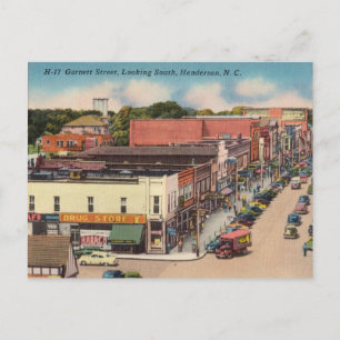 Garnett Street, Henderson, North Carolina Briefkaart