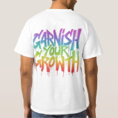 Garnish Your Growth: Nurture the Journey (Versterk T-shirt (Achterkant)
