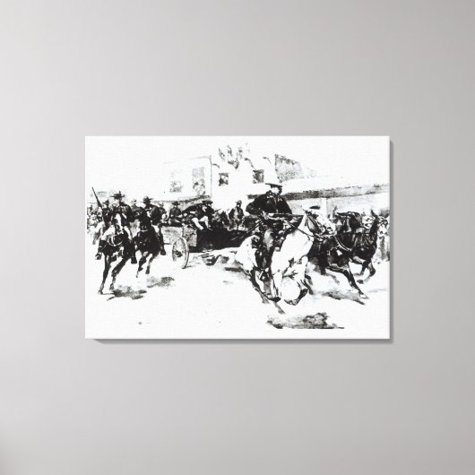 Garret brengt Billy het Kind in, 1880 Canvas Afdruk (Voorkant)