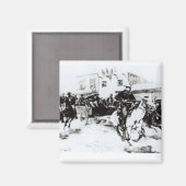 Garret brengt Billy het Kind in, 1880 Magneet (Voorkant / Achterkant)