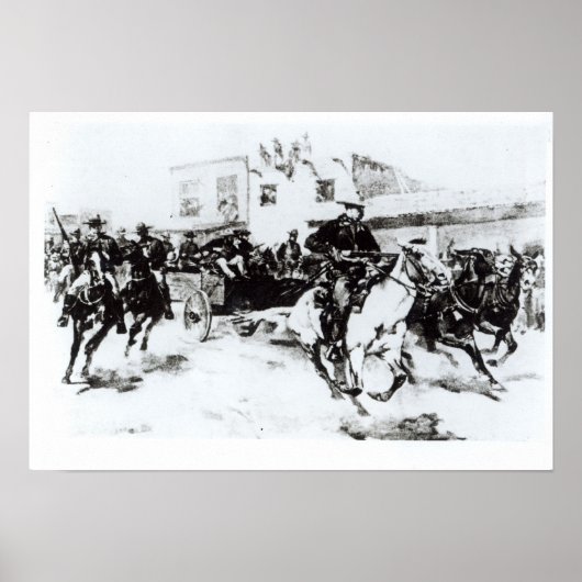 Garret brengt Billy het Kind in, 1880 Poster (Voorkant)