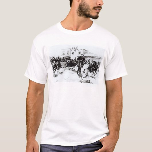 Garret brengt Billy het Kind in, 1880 T-shirt (Voorkant)
