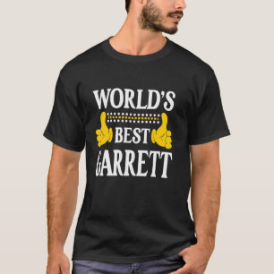 Garrett Achternaam Team Familie Achternaam World's T-shirt