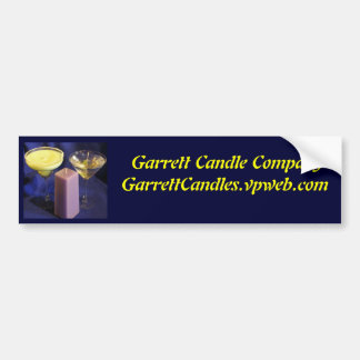 Garrett Candle Company GarrettCandles.vpweb.com Bumpersticker