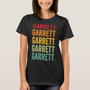 Garrett County Maryland Rainbow Text Design T-shirt