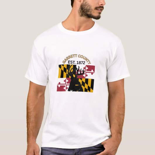 Garrett County, MD T-shirt (Voorkant)