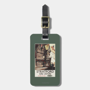 Garrick Inn en Harvard House Rail Poster Bagagelabel