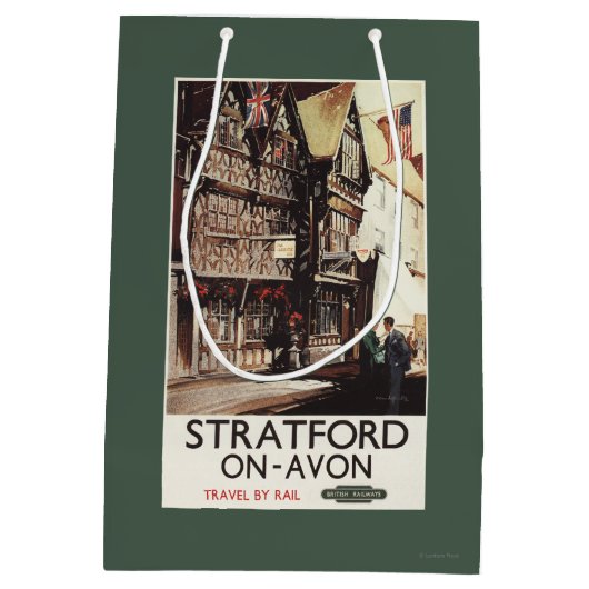 Garrick Inn en Harvard House Rail Poster Medium Cadeauzakje (Achterkant)