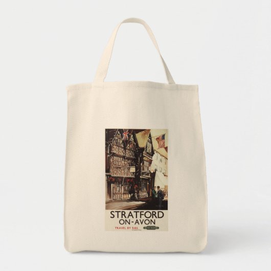 Garrick Inn en Harvard House Rail Poster Tote Bag (Voorkant)