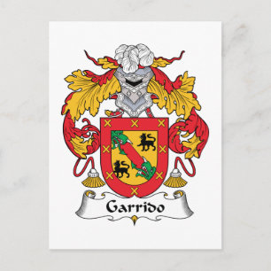 Garrido Family Crest Briefkaart