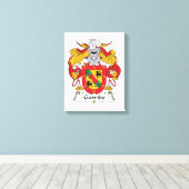 Garrido Family Crest Canvas Afdruk (Insitu (Houten vloer))