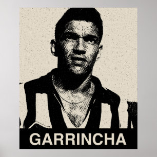 Garrincha  Portrait Poster