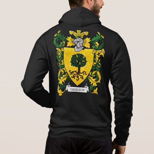 Garrison Coat of Arms Mannen Hoodie (Achterkant)