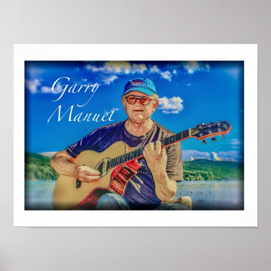 Garry Manuel - Sunflare Songs Artiest - Poster (Voorkant)