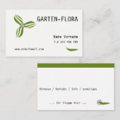 garten flora visitekaartje (Voorkant / Achterkant)