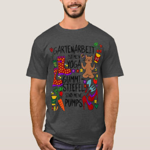 Gartenarbeit ist mein Yoga Wellington laarzen zijn T-shirt