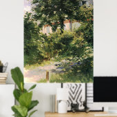 Gartenweg dans Rueil Edouard Manet Poster (Bureau à domicile)