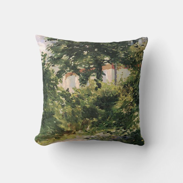 Gartenweg in Rueil Edouard Manet Kussen (Voorkant)