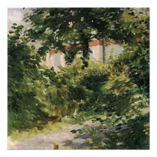 Gartenweg in Rueil Edouard Manet Perfect Poster