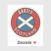 Gartly, Schotland Sticker (Vel)