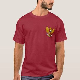 garuda pancasila shirt - maroon
