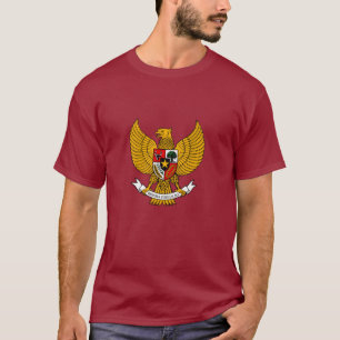 garuda pancasila shirt - maroon
