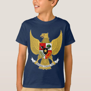 Garuda Pancasila, t Arms Indonesia, Indonesië T-shirt