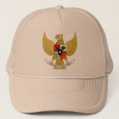 Garuda Pancasila, t Arms Indonesia, Indonesië Trucker Pet (Voorkant)