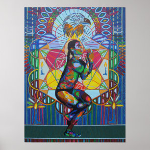 Garudasana - 2011 as canvas / poster