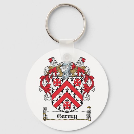 Garvey Family Crest Sleutelhanger (Voorkant)