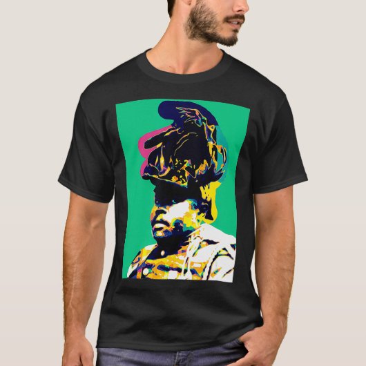 Garvey Pan African Pop Art Marcus Black History St T-shirt (Voorkant)