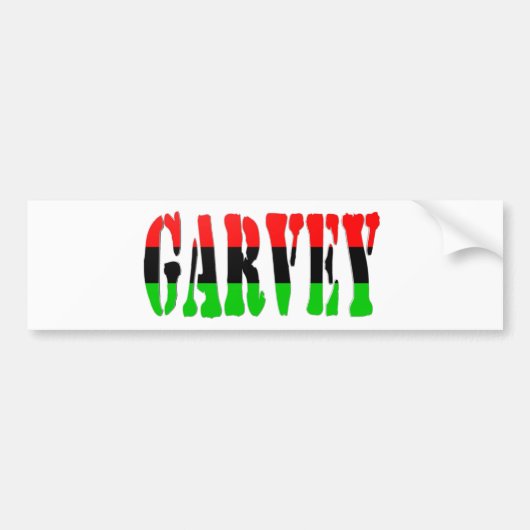Garvey Pan-Afrikaanse vlag Bumpersticker (Voorkant)