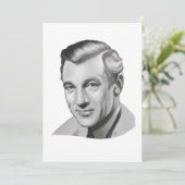 Gary Cooper Bedankkaart (Staand voorkant)