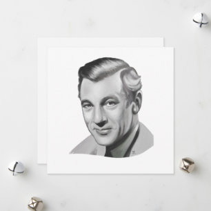 Gary Cooper Feestdagenkaart