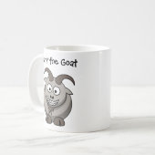 Gary de Geit met de Mok van de Aangepaste Cartoon (Voorkant links)