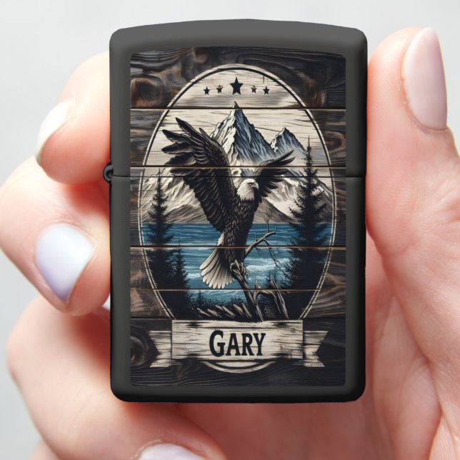 gary eagle stijgt op bergen (In Hand)