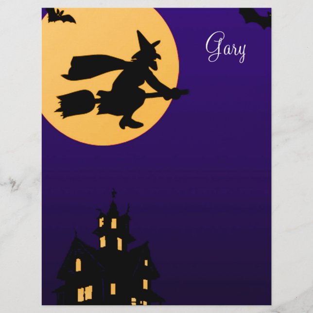 Gary Halloween Letterhead (Voorkant)