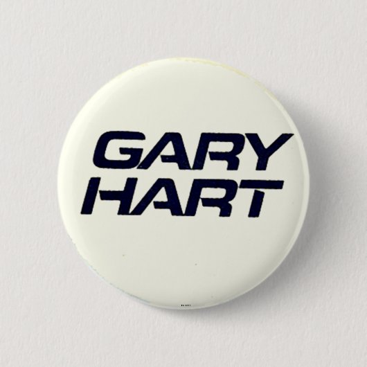 Gary Hart - Button (Voorkant)
