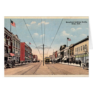 Gary, Indiana Broadway naar het zuiden